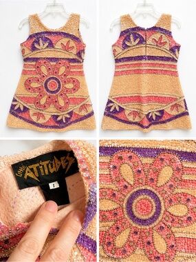 Little Attitudes Hand-Beaded Dress ✨size 1
